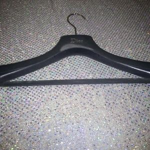 Dior hanger black silver designer